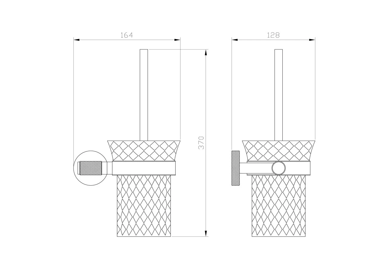 Ершик для унитаза Wonzon & Woghand черный/золото (WW-9229) Ершик для унитаза Wonzon & Woghand черный/золото (WW-9229)