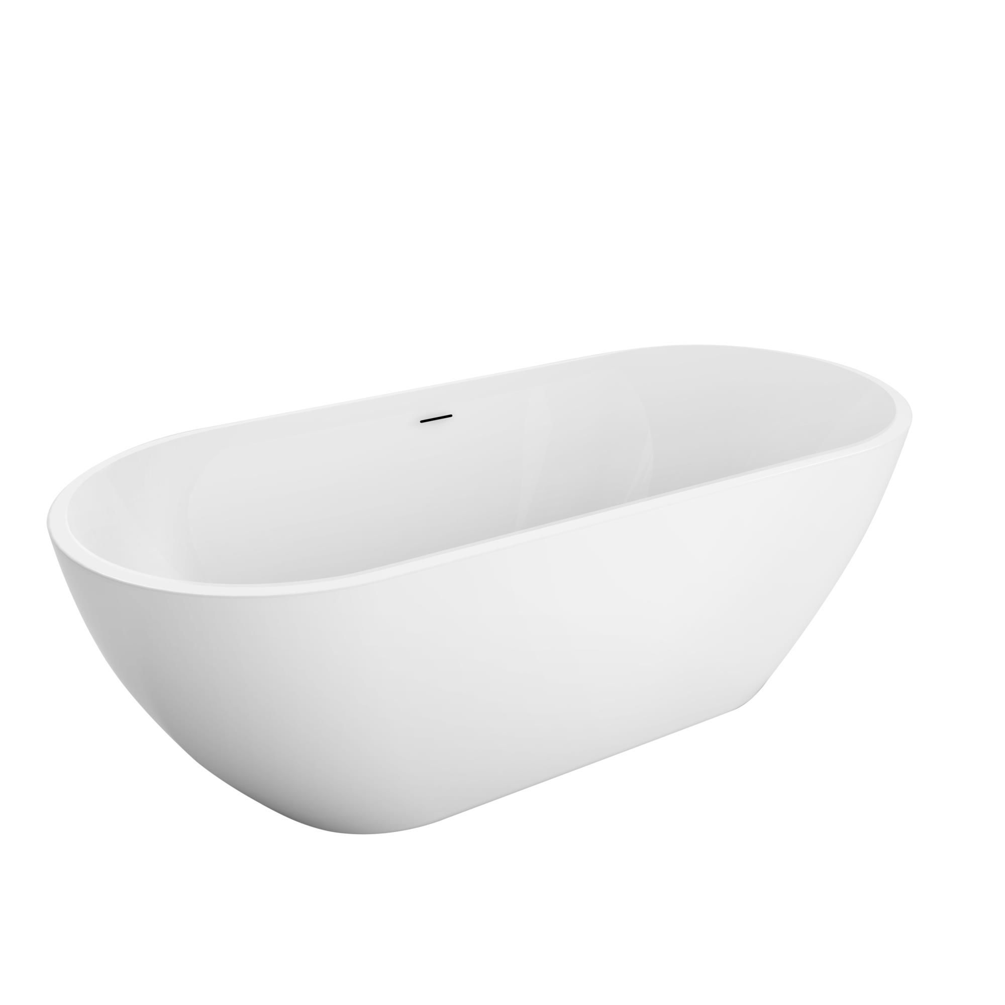 Детальная картинка товара «ванна отдельностоящая belbagno uno bb701-1600-730-k 1600x730 акриловая»