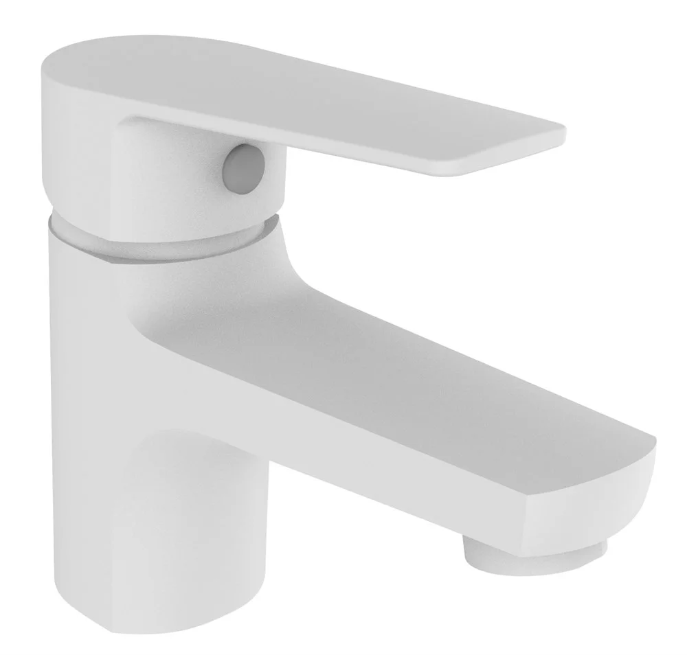 Смеситель для раковины Orange Loop M26-021w белый Смеситель для раковины Orange Loop M26-021w белый