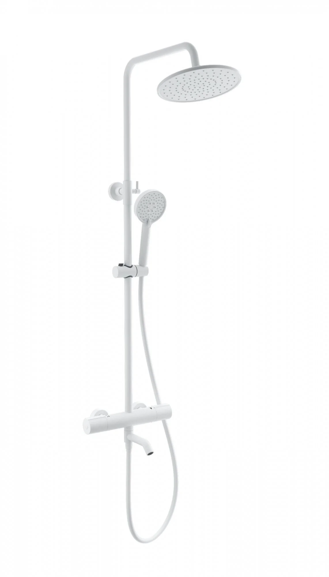 Душевая система Wonzon & Woghand с термостатом, белый матовый (WW-A3006-T1-MW) Душевая система Wonzon & Woghand с термостатом, белый матовый (WW-A3006-T1-MW)