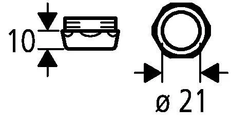 Отводная гайка GROHE 43310000 Отводная гайка GROHE 43310000