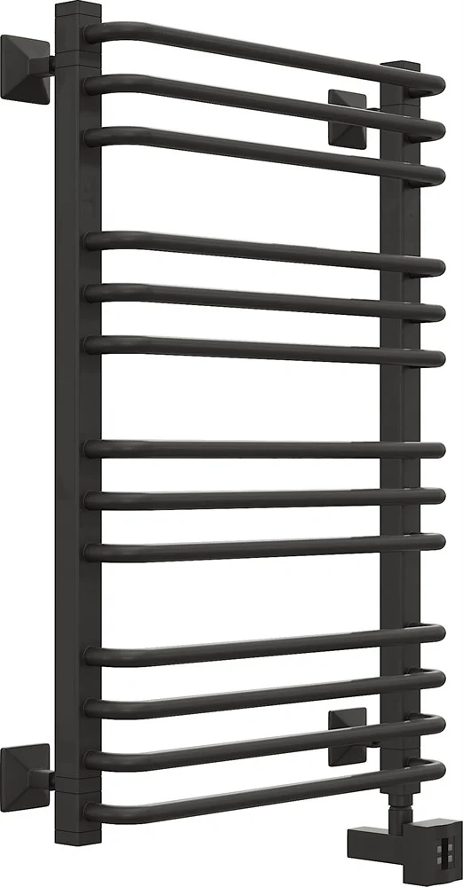 Полотенцесушитель электрический EWRIKA Кассандра Pd 80x50 R, черный матовый 510492 Полотенцесушитель электрический EWRIKA Кассандра Pd 80x50 R, черный матовый 510492