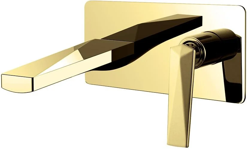 Смеситель для раковины Boheme VENTURO золото 385 встраиваемый Смеситель для раковины Boheme VENTURO золото 385 встраиваемый
