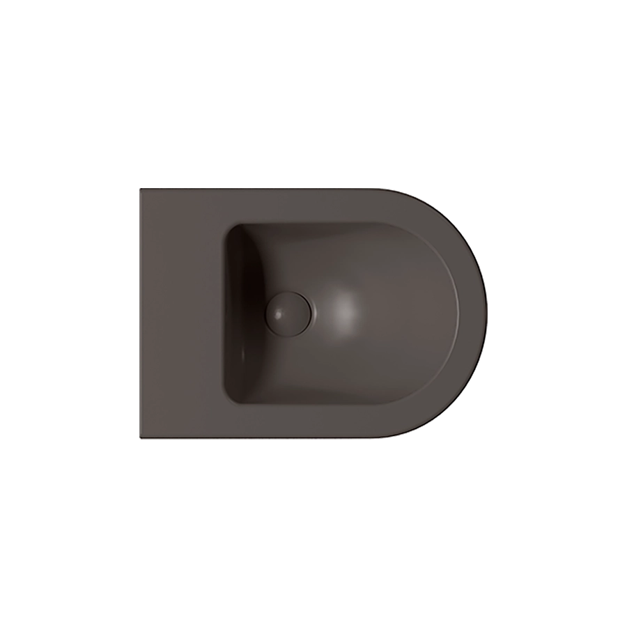 Биде подвесное GSI PURA коричневый матовый (8864116) Биде подвесное GSI PURA коричневый матовый (8864116)