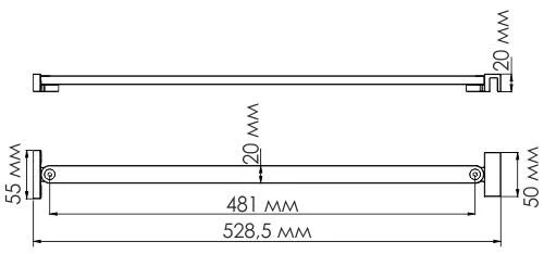 Фиксатор душевогоУголка Wasserkraft Aller 10H D103 Фиксатор душевогоУголка Wasserkraft Aller 10H D103