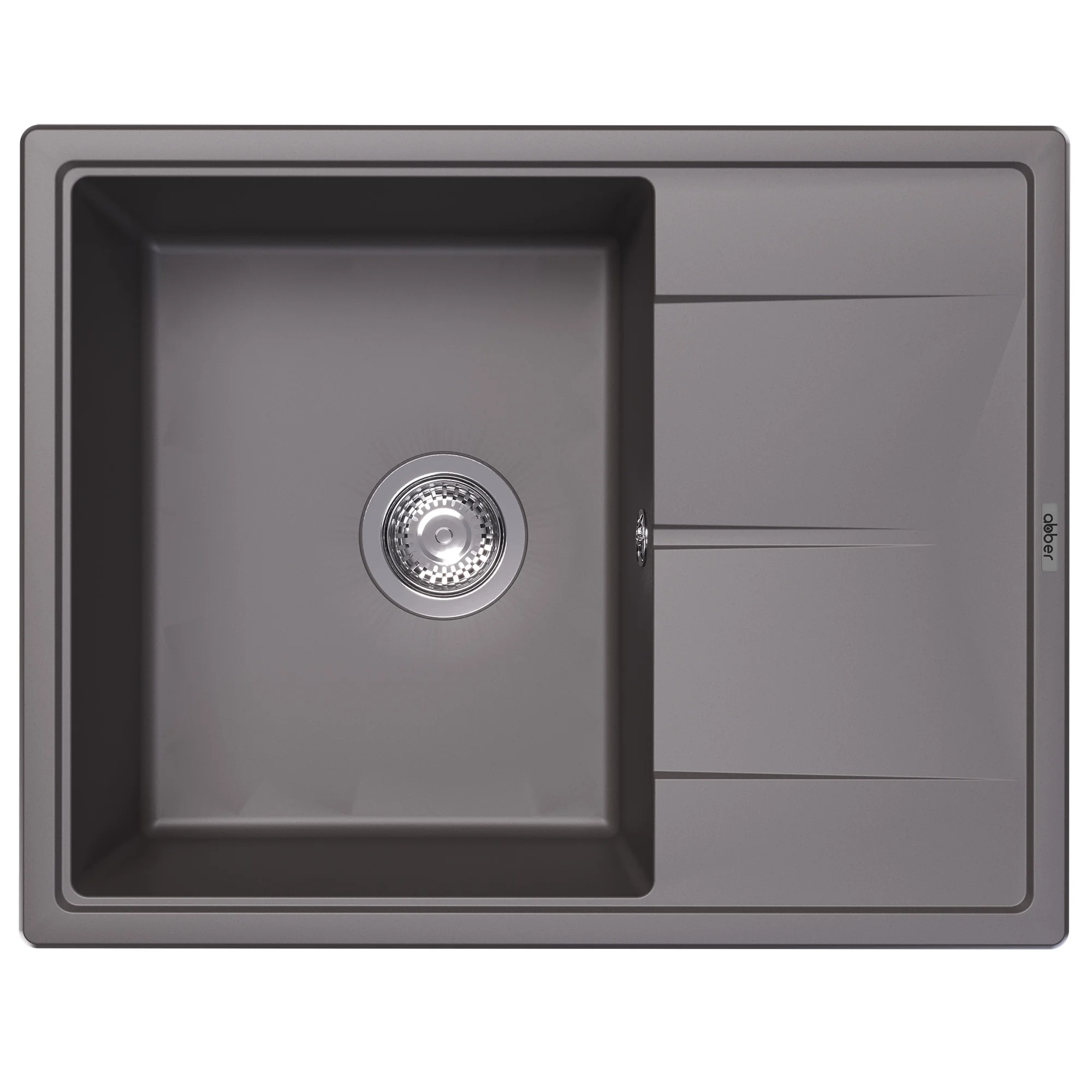 Кухонная мойка ABBER Quarz AQ2903G серый Кухонная мойка ABBER Quarz AQ2903G серый