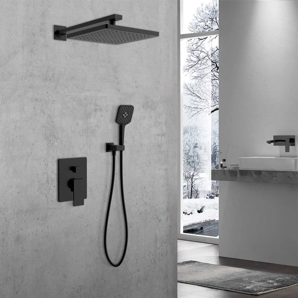 Душевая система Vincea Next VSFW-1N1MB встраиваемая, 2 режима, ограничитель давления Hi Box, черный Душевая система Vincea Next VSFW-1N1MB встраиваемая, 2 режима, ограничитель давления Hi Box, черный