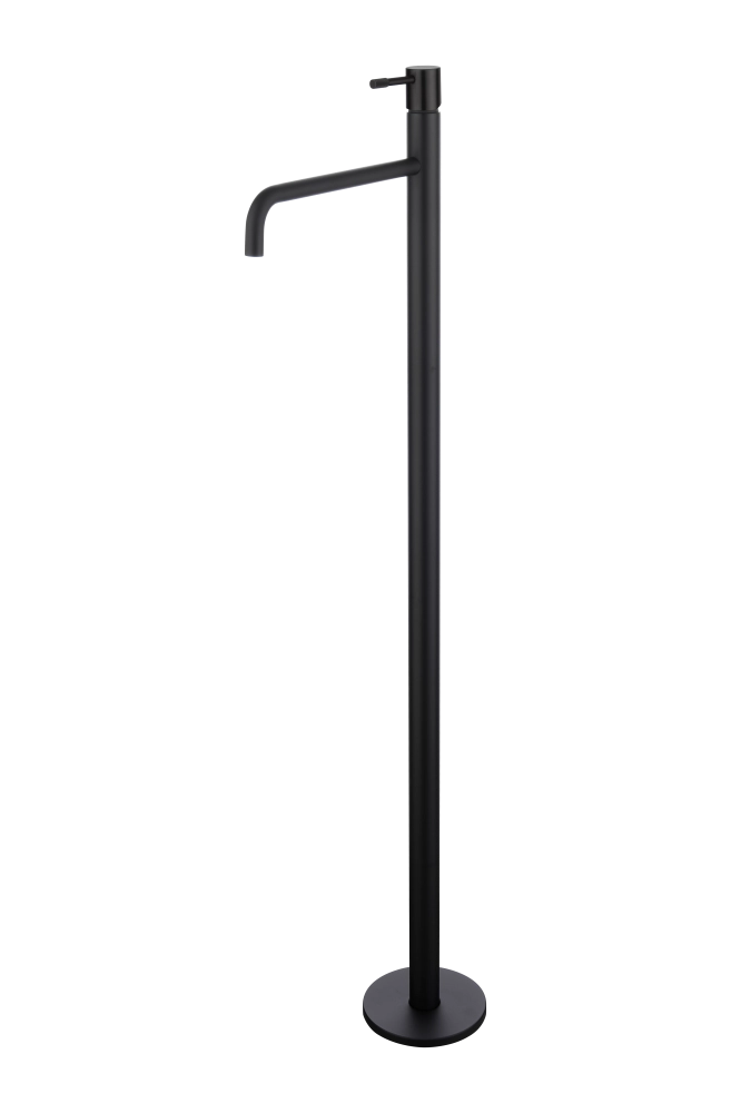 Смеситель для раковины Boheme Uno Black напольный 107-B черный Смеситель для раковины Boheme Uno Black напольный 107-B черный