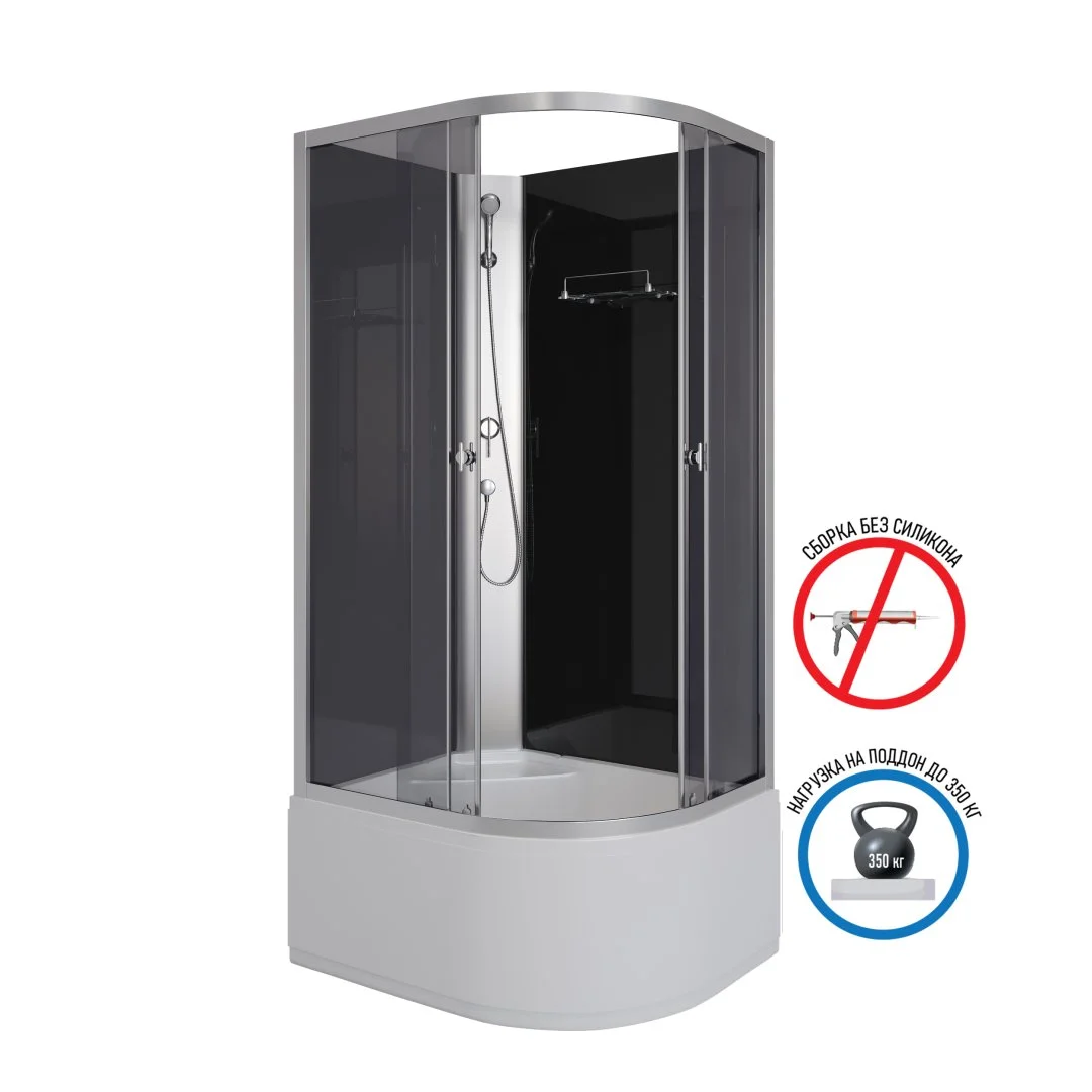 Душевая кабина Niagara Eco E90/80/40L/TN/BK (900х800х1950) E90/80/40L/TN/BK Душевая кабина Niagara Eco E90/80/40L/TN/BK (900х800х1950) E90/80/40L/TN/BK