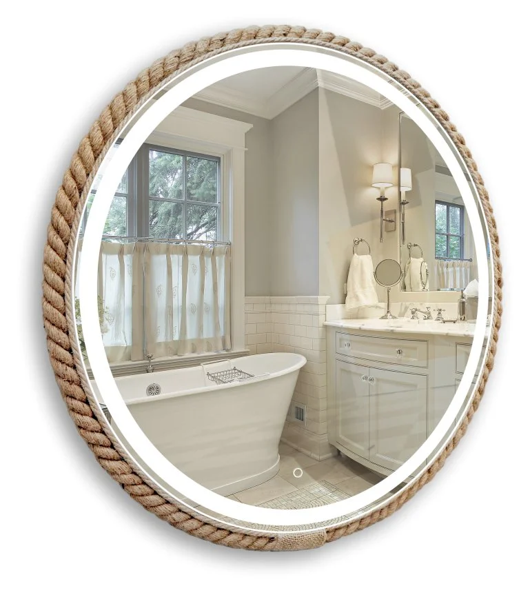 Зеркало SILVER MIRRORS D650 декор-канат, сенсорный включатель Бригантина (LED-00002573) Зеркало SILVER MIRRORS D650 декор-канат, сенсорный включатель Бригантина (LED-00002573)