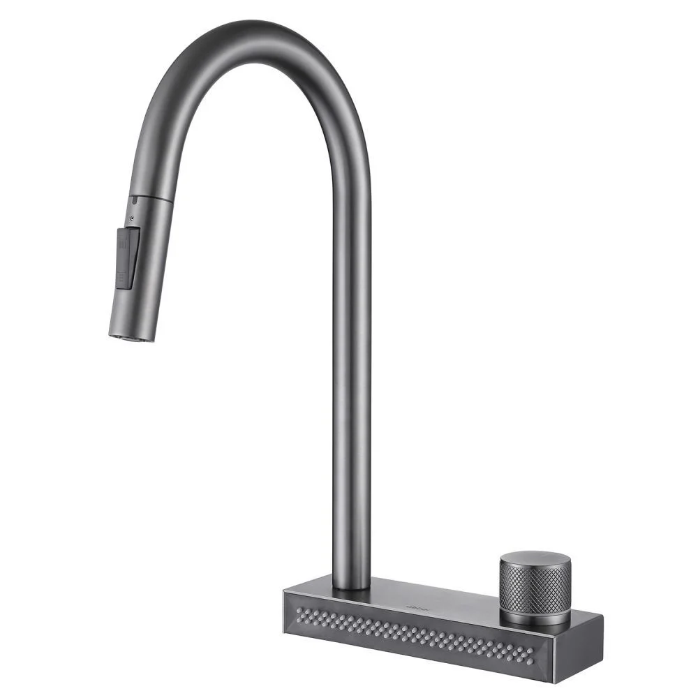 Смеситель для кухни ABBER Wasser Kreis AF8114NG с выдвижной лейкой, никель Смеситель для кухни ABBER Wasser Kreis AF8114NG с выдвижной лейкой, никель