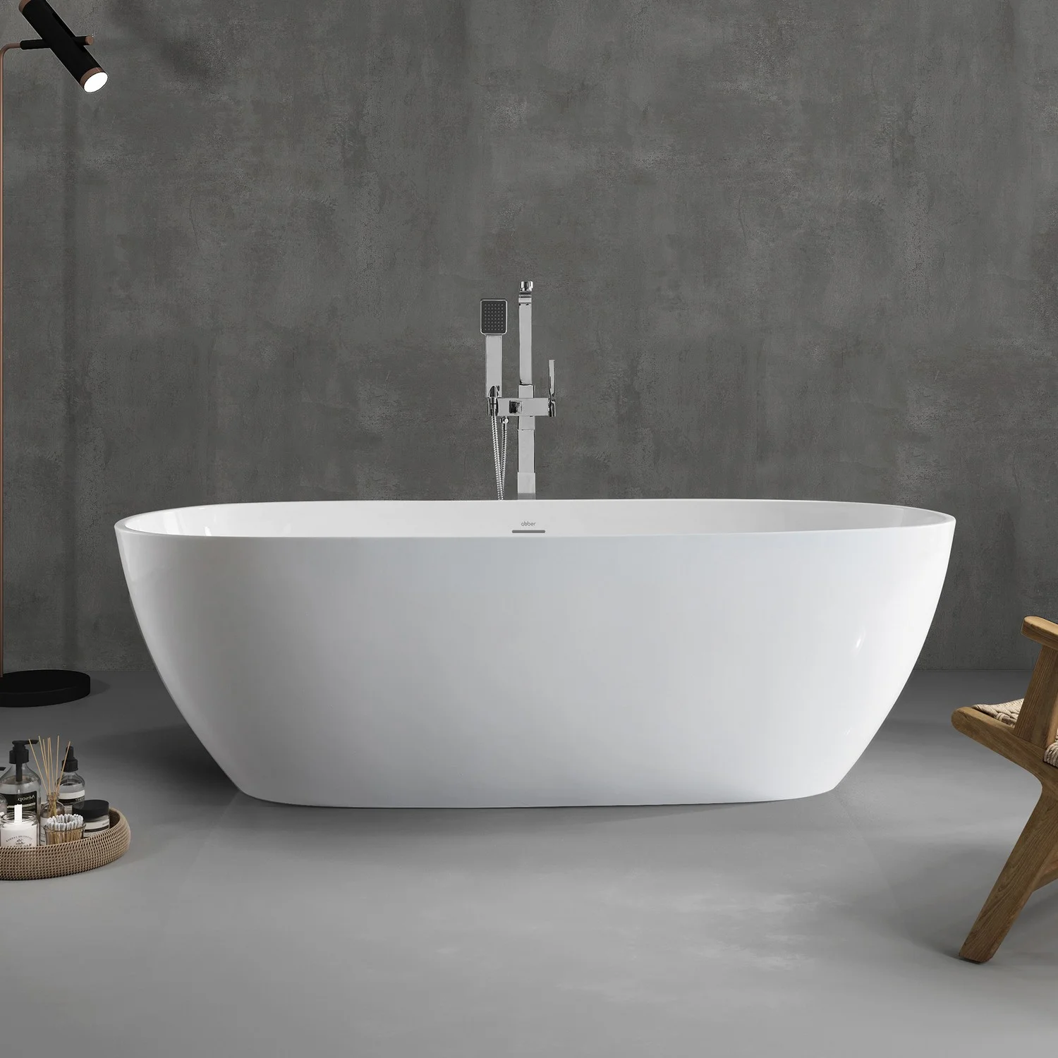 Акриловая ванна ABBER AB9263-1.8 белая Акриловая ванна ABBER AB9263-1.8 белая