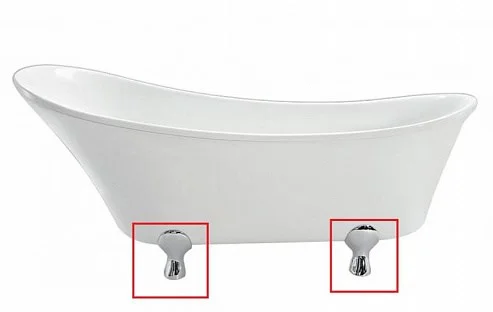 Ножки для ванны BelBagno BB-LEG23-CRM хром для ванн BB23 Ножки для ванны BelBagno BB-LEG23-CRM хром для ванн BB23
