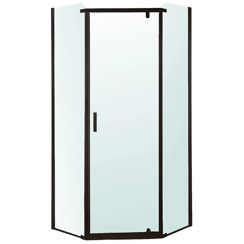 Душевой уголок BERGES SOLO T Black 900х900 061106 Душевой уголок BERGES SOLO T Black 900х900 061106