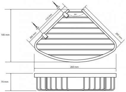 Полка Bemeta CYTRO 146208352 Полка Bemeta CYTRO 146208352