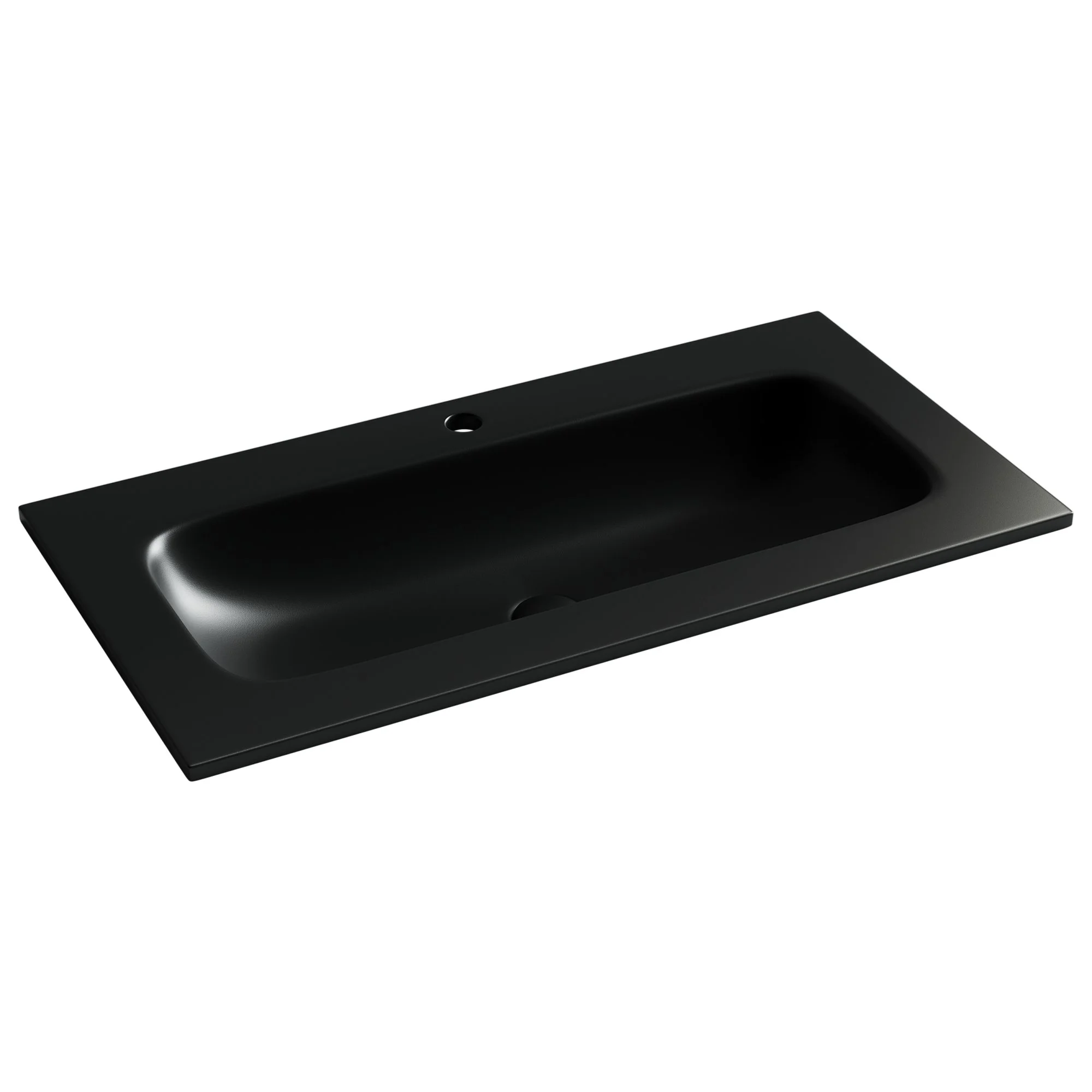 Раковина Ceramica Nova Grace CN7019MB мебельная 910x457x137 с отверстием под смеситель черный матовый Раковина Ceramica Nova Grace CN7019MB мебельная 910x457x137 с отверстием под смеситель черный матовый