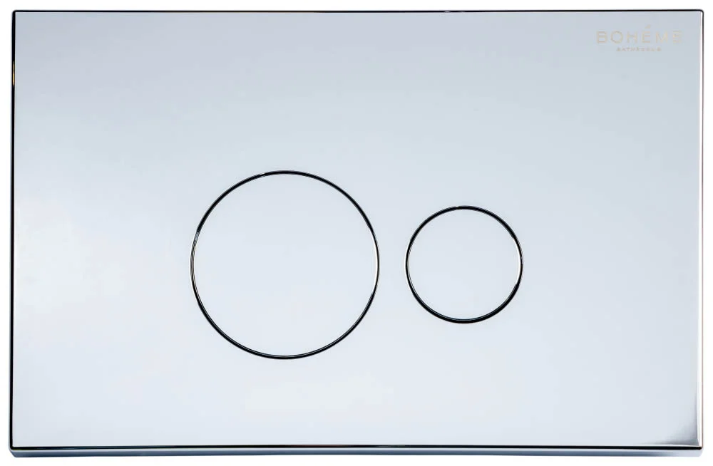 Клавиша смыва Boheme 668-CR пластик CHROME (для 666) Клавиша смыва Boheme 668-CR пластик CHROME (для 666)