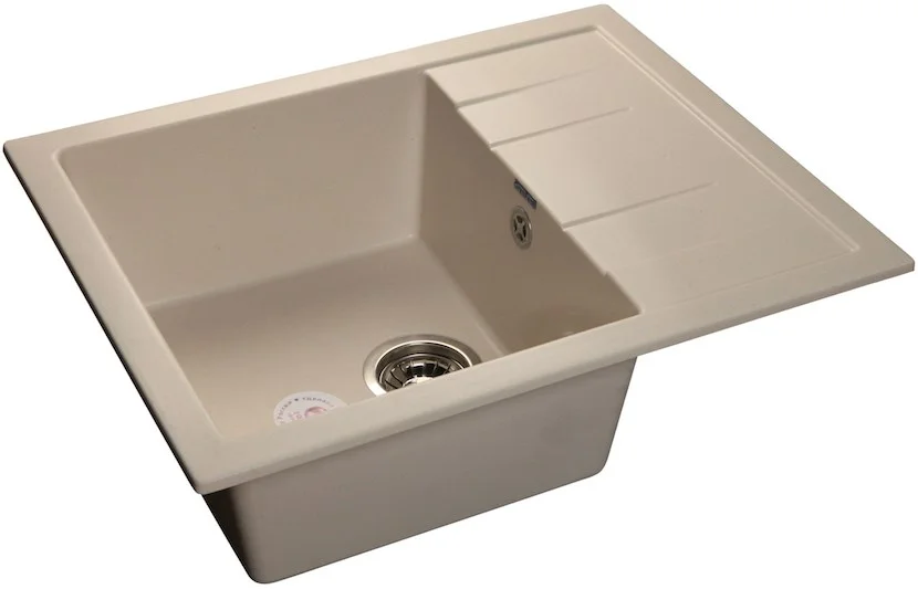 Кухонная мойка GranFest Quadro Q-650 L бел белый