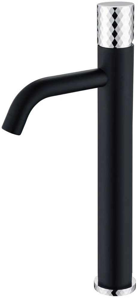 Смеситель для раковины Boheme STICK BLACK DIAMOND CHROME 122-BCR Смеситель для раковины Boheme STICK BLACK DIAMOND CHROME 122-BCR