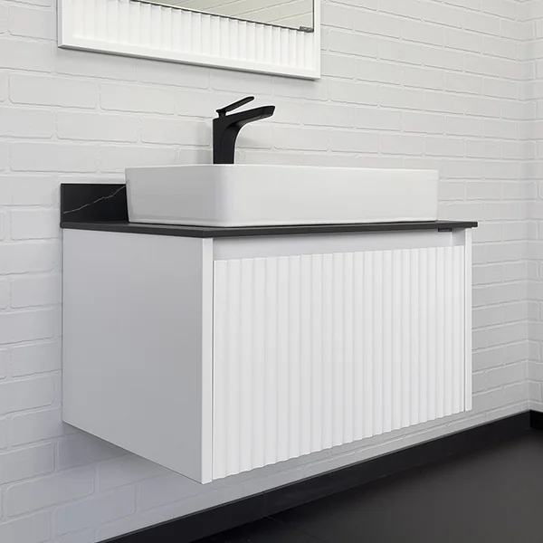 Тумба с раковиной Comforty Марсель-75 00-00013396 белый матовый со столешницей под мрамор Калакатта Блэк c раковиной Comforty 78189 Тумба с раковиной Comforty Марсель-75 00-00013396 белый матовый со столешницей под мрамор Калакатта Блэк c раковиной Comforty 78189