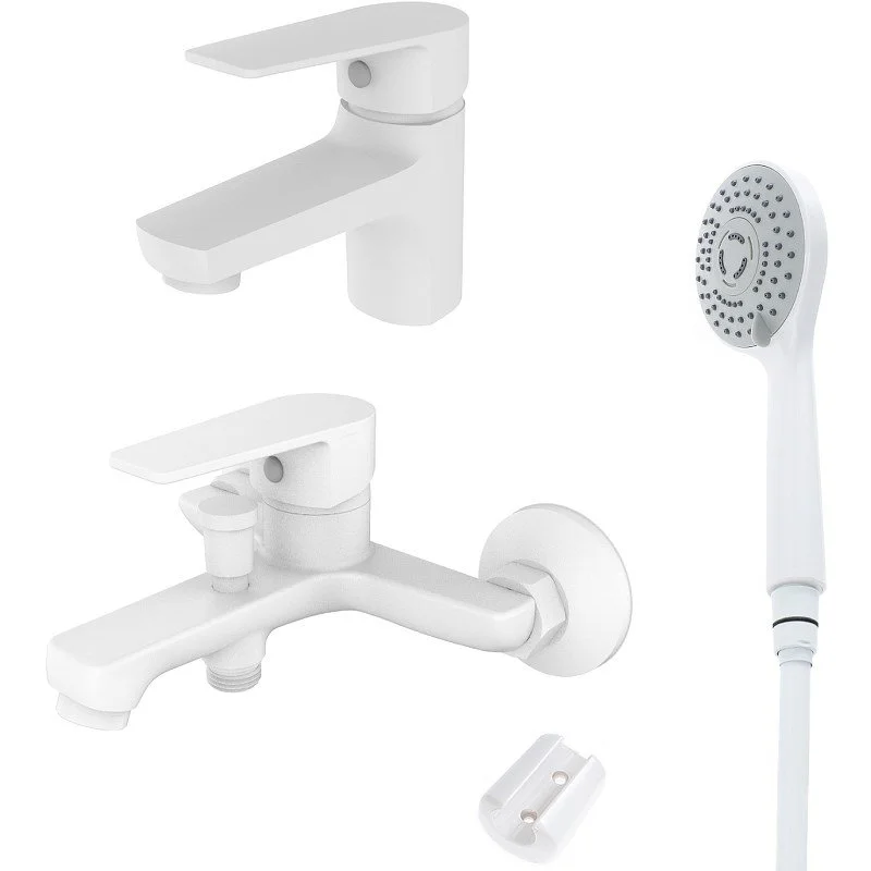 Комплект смесителей Orange Loop M26-311w белый Комплект смесителей Orange Loop M26-311w белый