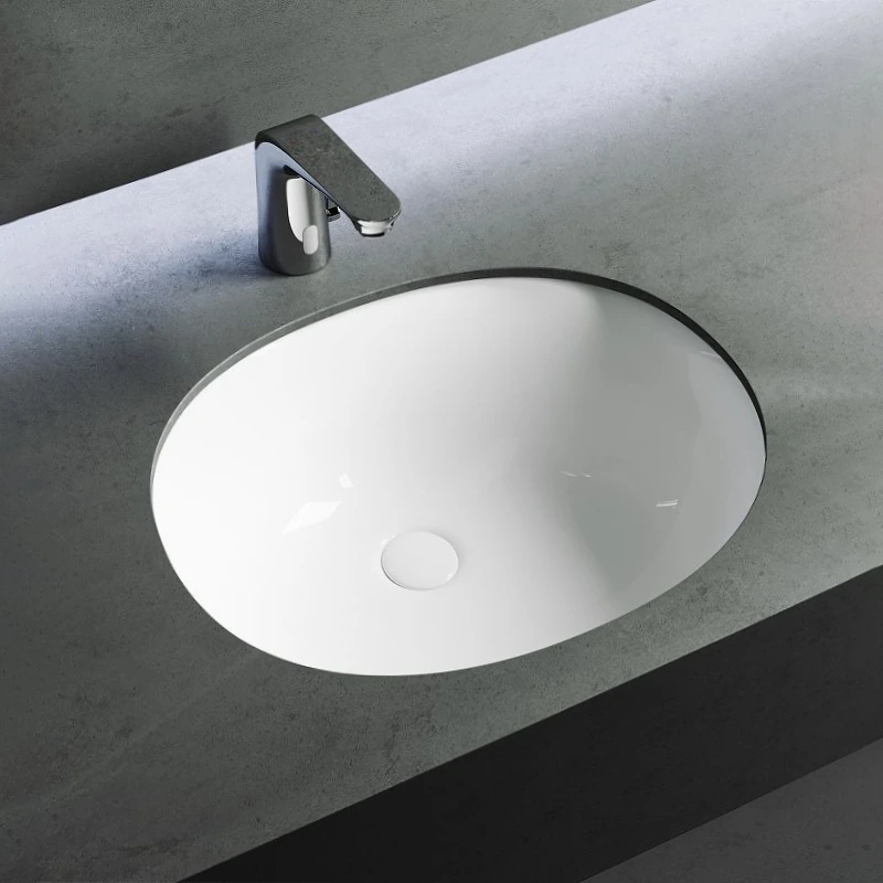 Раковина Gid Yj837 71164 встаиваемая снизу белая 53x44.5x22 Раковина Gid Yj837 71164 встаиваемая снизу белая 53x44.5x22