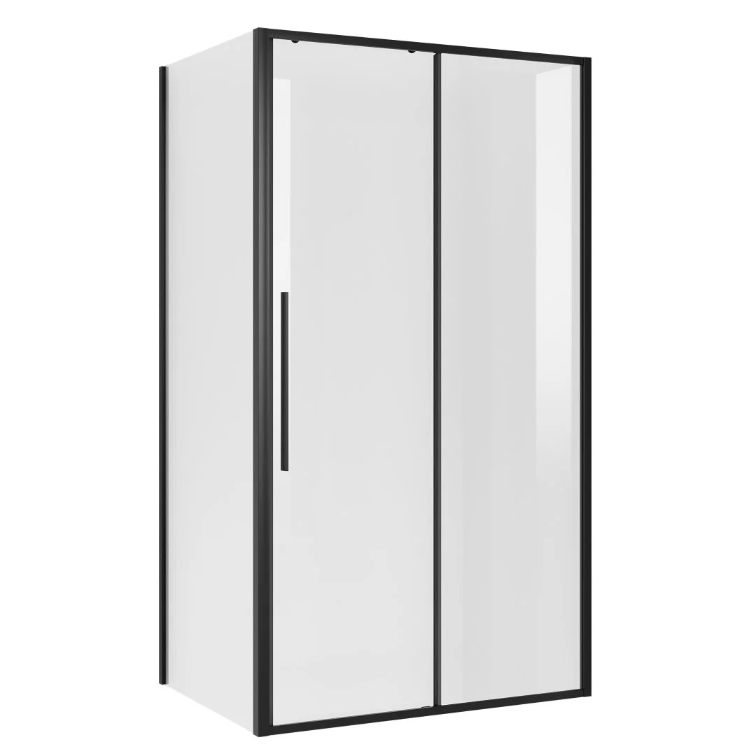 Душевой уголок Niagara Nova NG-84-12AB-A80B-34 (120x80x195) прямоуг., раздвижн., черный матов, стекло прозрачное Душевой уголок Niagara Nova NG-84-12AB-A80B-34 (120x80x195) прямоуг., раздвижн., черный матов, стекло прозрачное