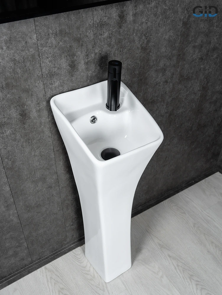 Раковина Gid M9012 81101 напольная белая 30x33x89 Раковина Gid M9012 81101 напольная белая 30x33x89