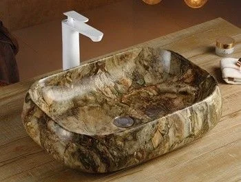 Раковина CeramaLux 186 накладная, под камень Раковина CeramaLux 186 накладная, под камень