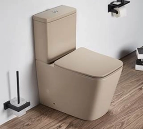 Унитаз напольный CeramaLux 2170 AXMC капучино с крышкой микролифт Унитаз напольный CeramaLux 2170 AXMC капучино с крышкой микролифт