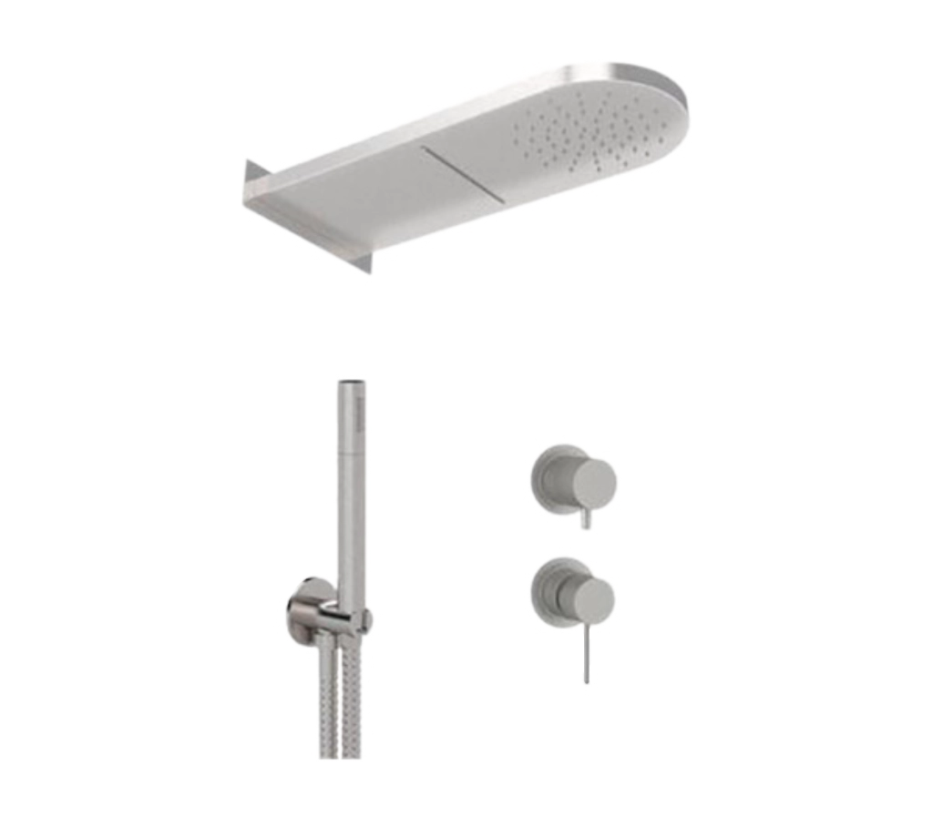 Душевая система Remer X Style INOX SSX93PS02MMCA, нержавеющая сталь Душевая система Remer X Style INOX SSX93PS02MMCA, нержавеющая сталь