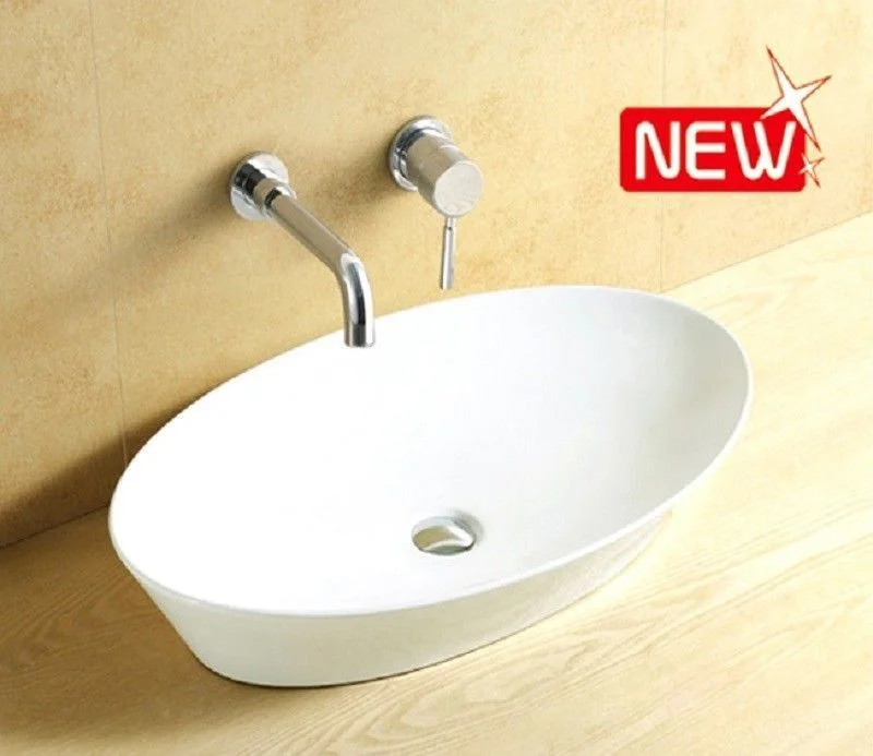 Раковина CeramaLux 9397 накладная, белый Раковина CeramaLux 9397 накладная, белый