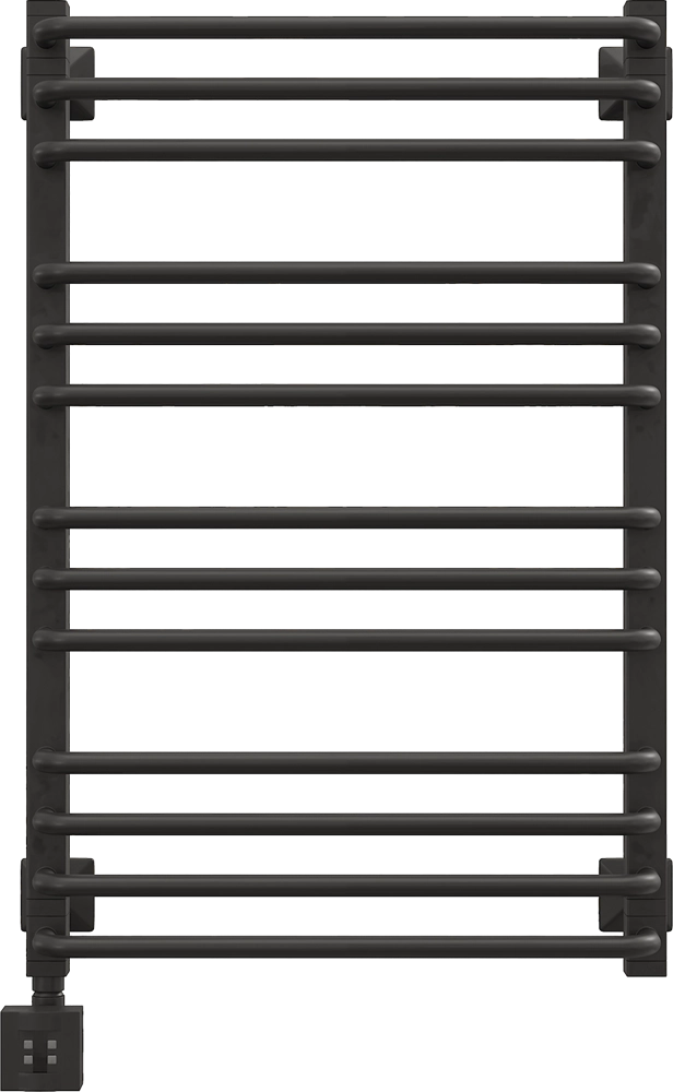 Полотенцесушитель электрический EWRIKA Кассандра Pd 80x50 L, черный матовый 510496