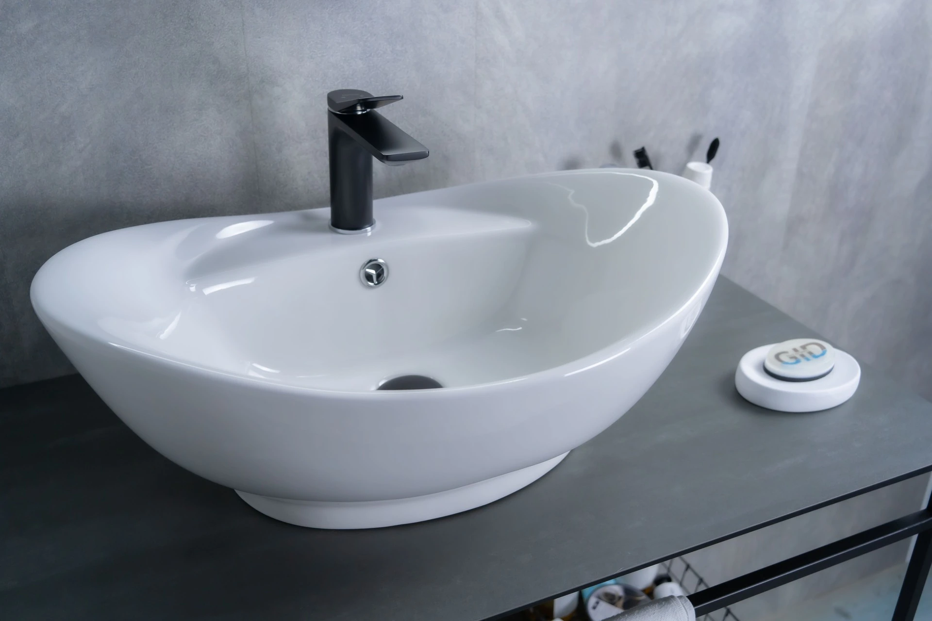 Раковина Gid N9018 51107 накладная белая 59x39x21 Раковина Gid N9018 51107 накладная белая 59x39x21