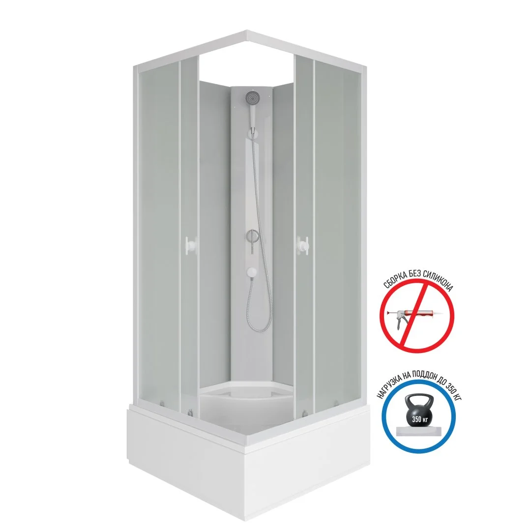 Душевая кабина Niagara Promo P90/26Q/MT/BK (900х900х2000) Душевая кабина Niagara Promo P90/26Q/MT/BK (900х900х2000)