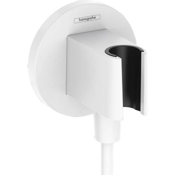 Шланговое подключение Hansgrohe FixFit Porter S с держателем для душа 26888700, матовый белый Шланговое подключение Hansgrohe FixFit Porter S с держателем для душа 26888700, матовый белый