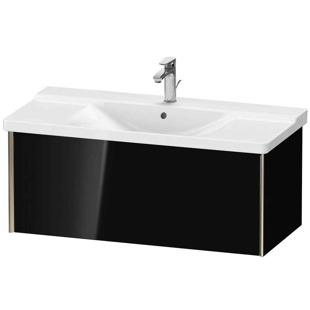 Тумба под раковину Duravit XVIU XV40170B140 подвесная 100 см черный глянцевый Тумба под раковину Duravit XVIU XV40170B140 подвесная 100 см черный глянцевый