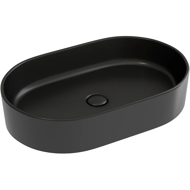 Раковина Ceramica Nova ELEMENT CN6048MB черный матовый накладная Раковина Ceramica Nova ELEMENT CN6048MB черный матовый накладная