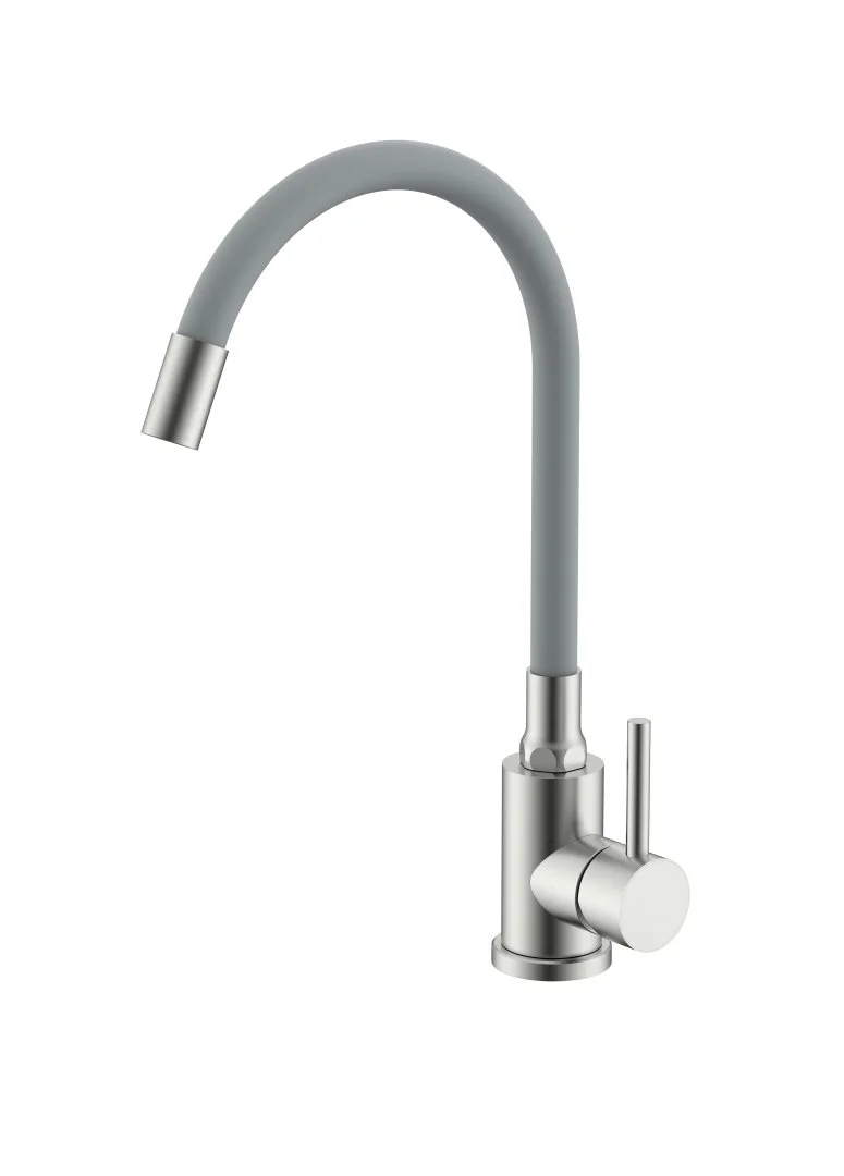 Смеситель для кухни Splenka S201.4407.05 с гибким изливом, сатин Смеситель для кухни Splenka S201.4407.05 с гибким изливом, сатин