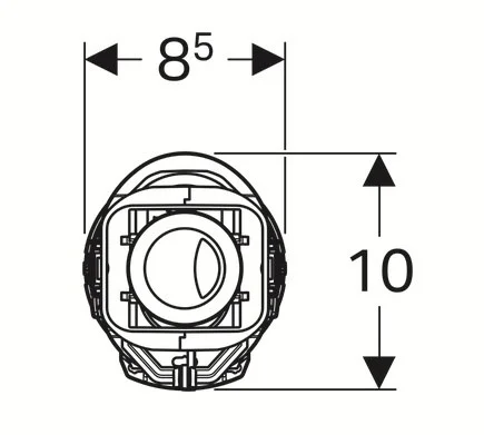 Арматура для бачка GEBERIT Impuls Basic 230 136.909.21.2 Арматура для бачка GEBERIT Impuls Basic 230 136.909.21.2
