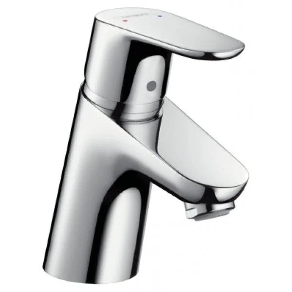 Смеситель для раковины Hansgrohe CoolStart, Eco картридж, со сливным гарнитуром 31738000, хром Смеситель для раковины Hansgrohe CoolStart, Eco картридж, со сливным гарнитуром 31738000, хром