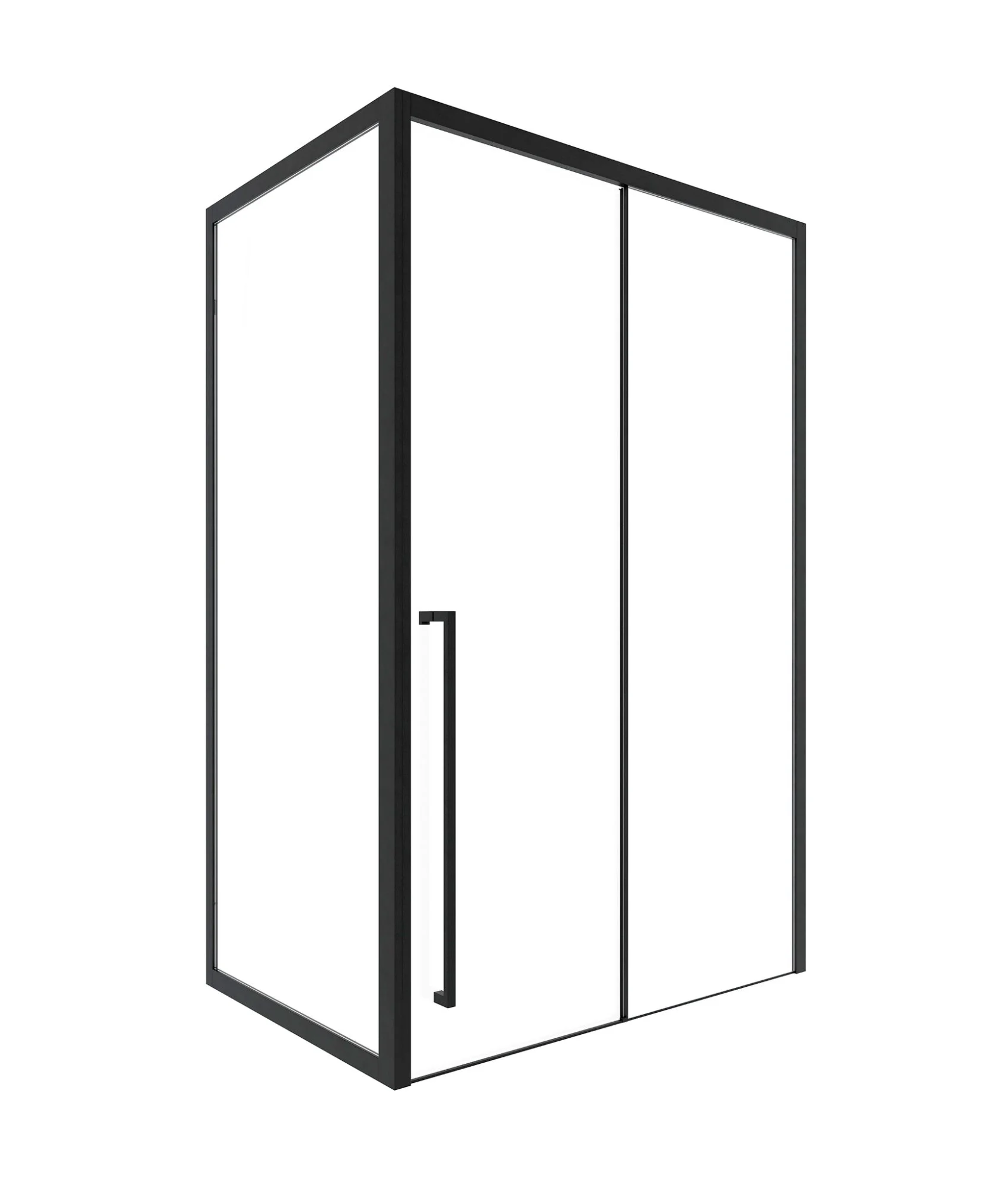 Душевой уголок Timo (T57L+T64) TDSS-130/03C-8L, раздвижная дверь 1300x2000, профиль черный, торцевое стекло TSS-900/03C-8 900x2000 Душевой уголок Timo (T57L+T64) TDSS-130/03C-8L, раздвижная дверь 1300x2000, профиль черный, торцевое стекло TSS-900/03C-8 900x2000