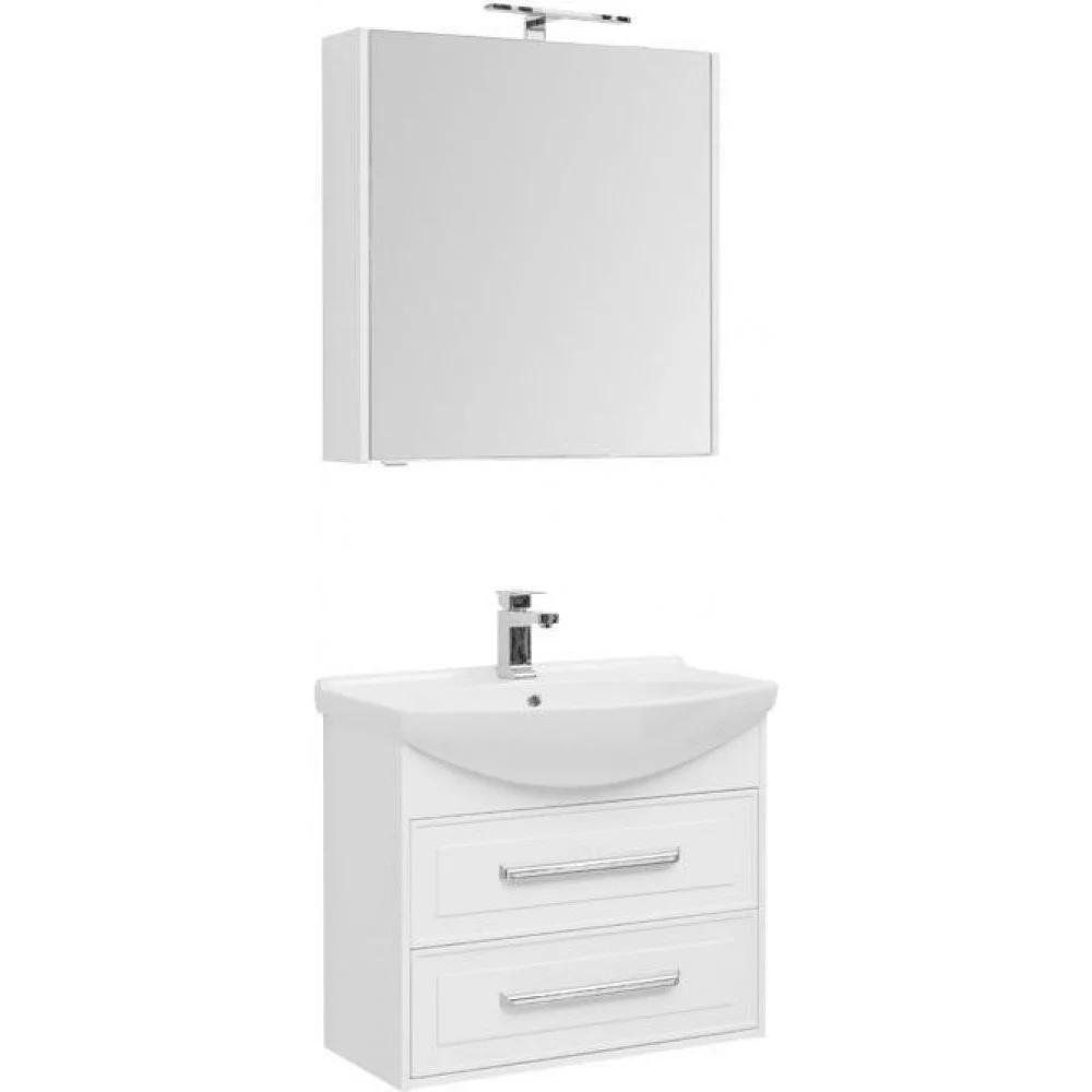 Комплект мебели Aquanet Остин 75 белый 00252216 Комплект мебели Aquanet Остин 75 белый 00252216