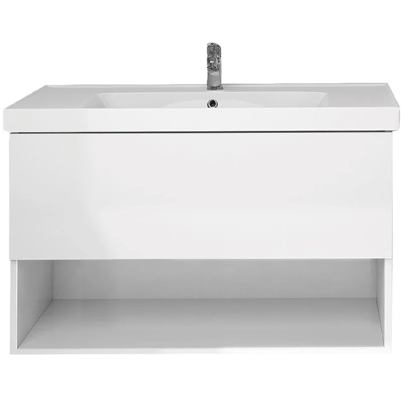 Тумба под раковину DREJA PERFECTO, 70 см, подвесная, 1 ящик, push-to-open, белый глянец 99.0807 Тумба под раковину DREJA PERFECTO, 70 см, подвесная, 1 ящик, push-to-open, белый глянец 99.0807