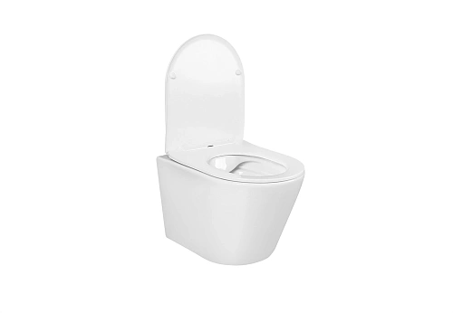 Унитаз подвесной Aquatek ВЕГА AQ1904-00 490x370x340 безободковый, тонкое сиденье Soft Close Унитаз подвесной Aquatek ВЕГА AQ1904-00 490x370x340 безободковый, тонкое сиденье Soft Close