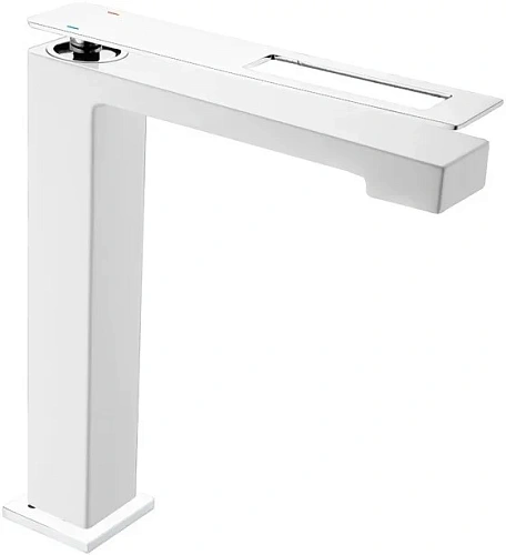 Смеситель для раковины Boheme Q 142-WCR.2 White Chrome.2 Смеситель для раковины Boheme Q 142-WCR.2 White Chrome.2