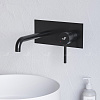 Картинка анонса товара «смеситель для раковины rgw shower panels sp-45-11b встраиваемый черный»