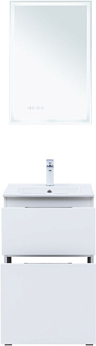 Тумба под раковину Aquanet Алвита New 50 00344131 напольная, белый матовый Тумба под раковину Aquanet Алвита New 50 00344131 напольная, белый матовый