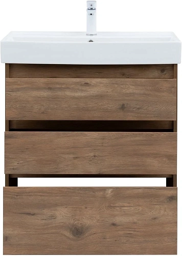 Тумба под раковину Aquanet Nova Lite 75 дуб рустикальный (3 ящика) 00302474 Тумба под раковину Aquanet Nova Lite 75 дуб рустикальный (3 ящика) 00302474