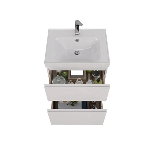 Тумба под раковину Lemark VEON 60 см подвесная/напольная, белый LM01V60T Тумба под раковину Lemark VEON 60 см подвесная/напольная, белый LM01V60T